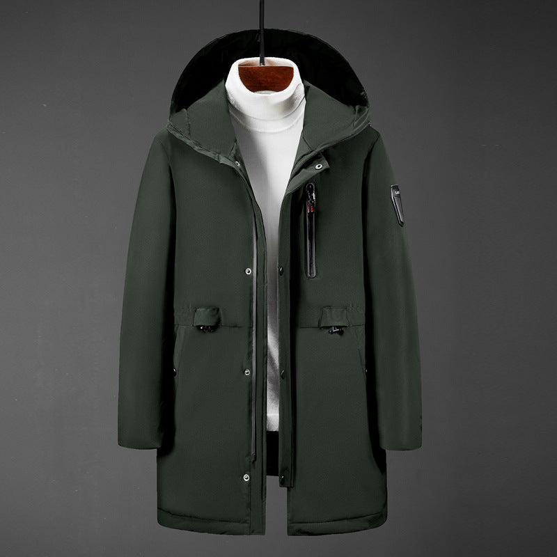 Smart Heating Cotton-Padded Jacket Male USB Charging Heating Warm Cotton-Padded Jacket Men's Thick Windbreaker Jacket Men's Jacket Jacket