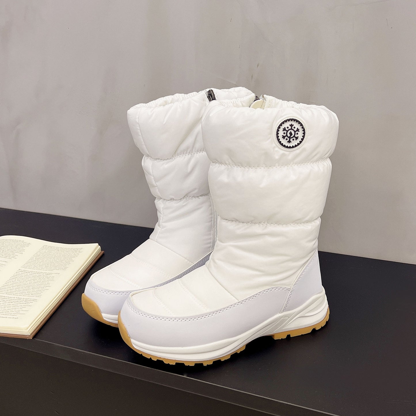 Thickened Cotton Mid-calf Snow Boots