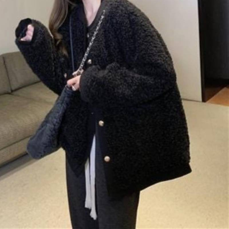 Lambswool Thickened Cotton Padded Coat