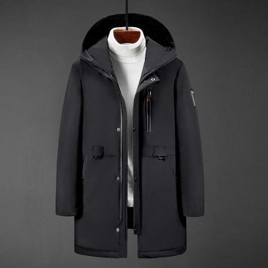 Smart Heating Cotton-Padded Jacket Male USB Charging Heating Warm Cotton-Padded Jacket Men's Thick Windbreaker Jacket Men's Jacket Jacket