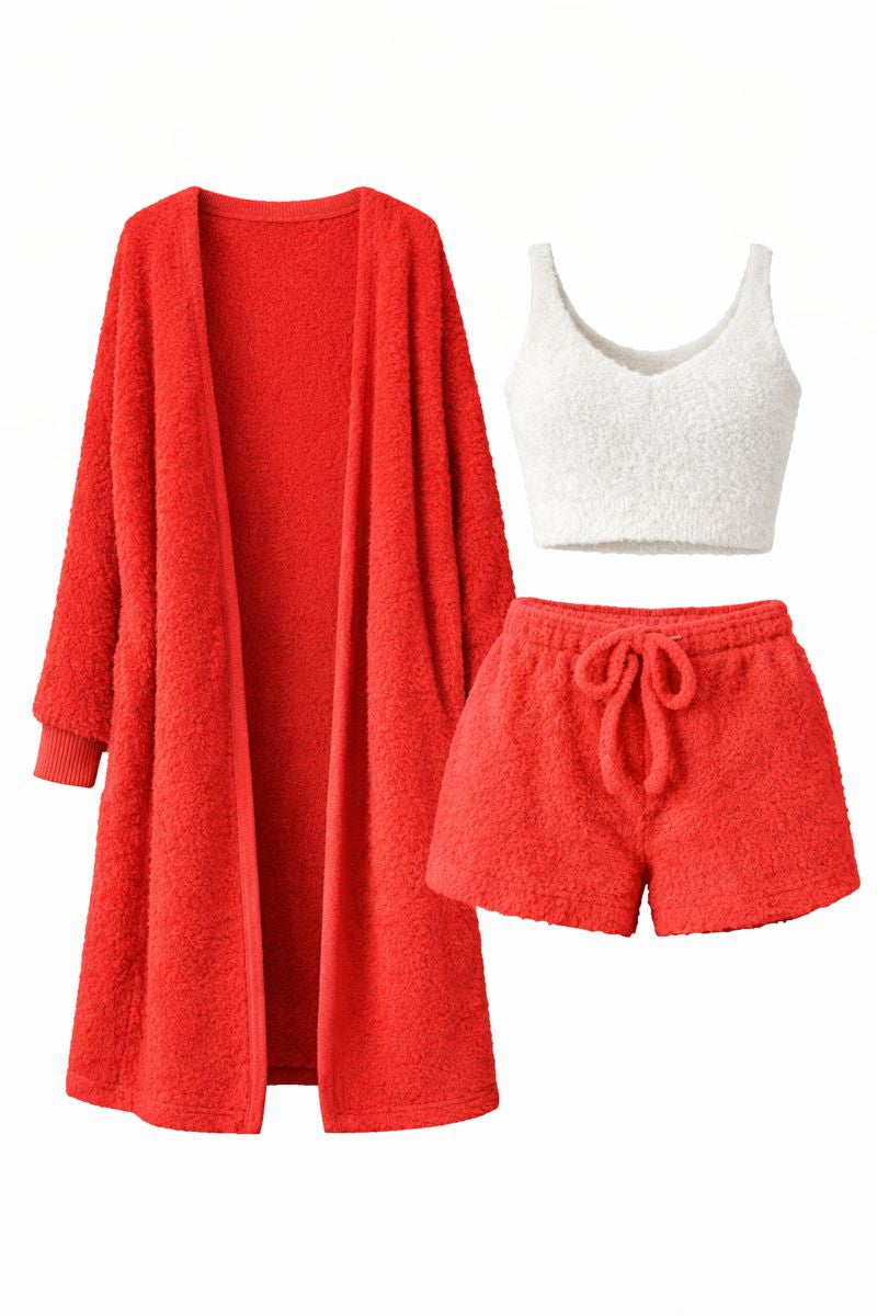Winter Sexy Women Home Wear Suit Casual Pajamas Set Lady Female Soft