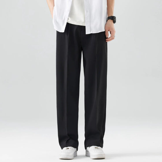 Loose Straight Ice Silk Pants Casual Pants For Men
