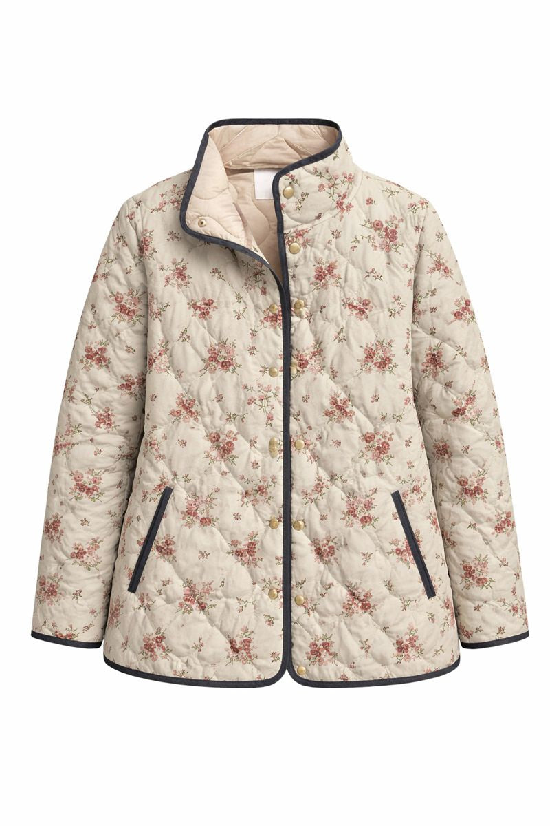 Women's Fashion Tuck Flower Digital Printed Female Cotton Clothing