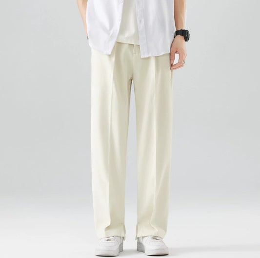 Loose Straight Ice Silk Pants Casual Pants For Men