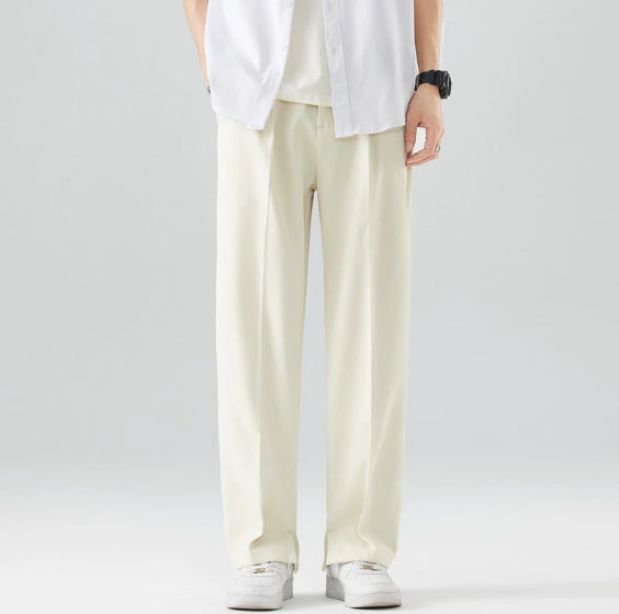 Loose Straight Ice Silk Pants Casual Pants For Men