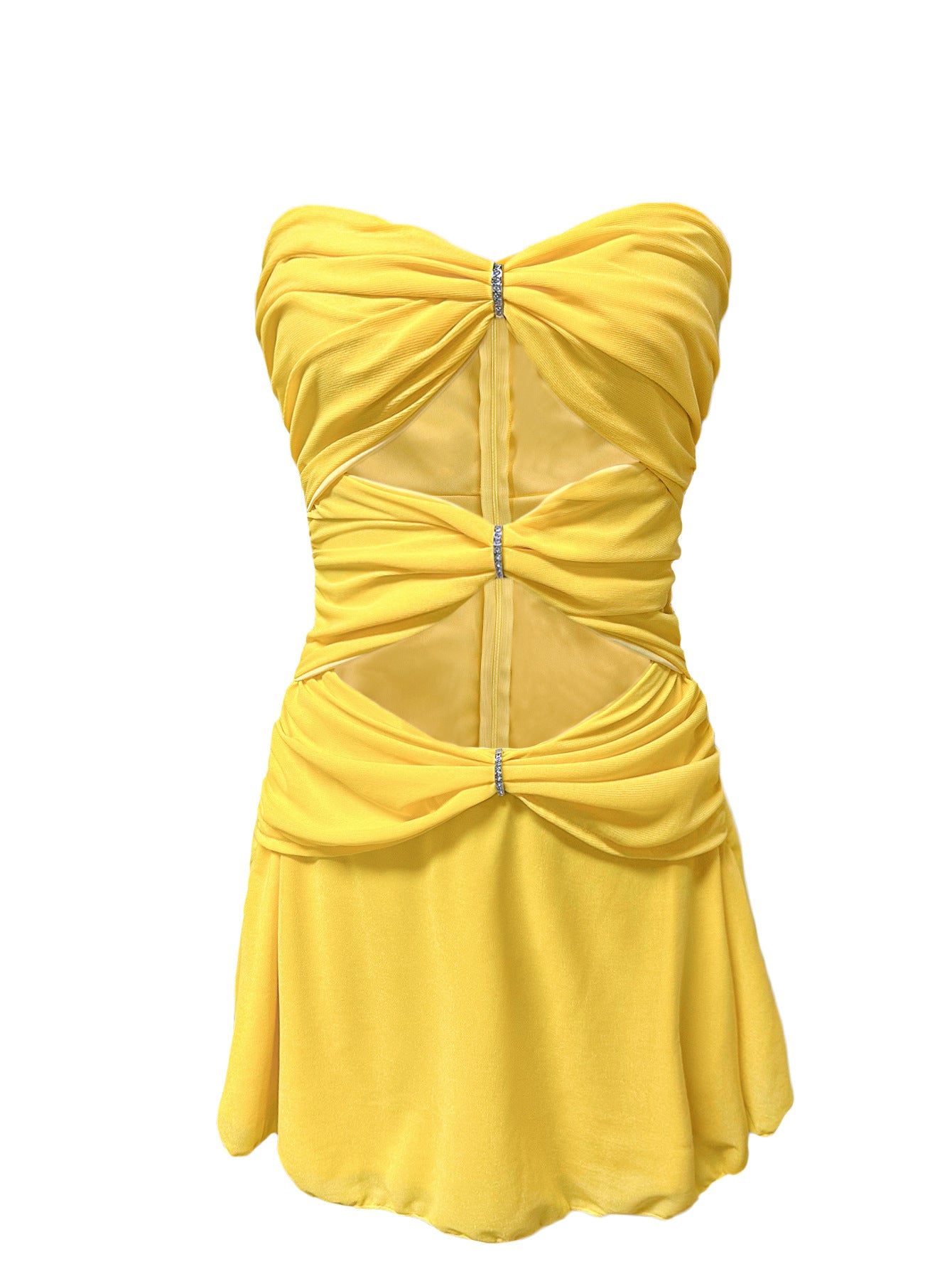 Hollow-Out Short Skirt Dress