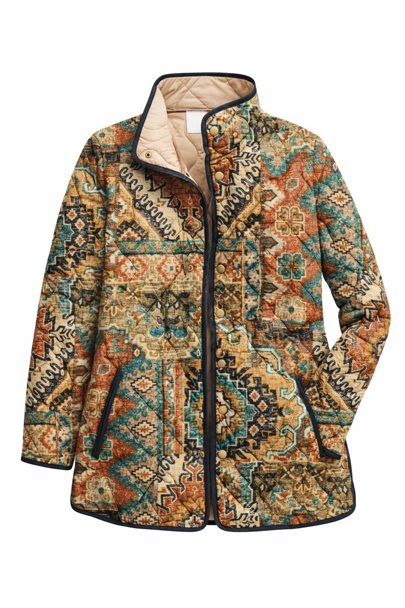 Women's Fashion Tuck Flower Digital Printed Female Cotton Clothing