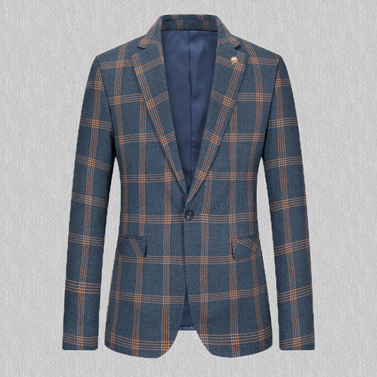 Men's Trendy Slim Fit Small Business Suit Casual Handsome Coat