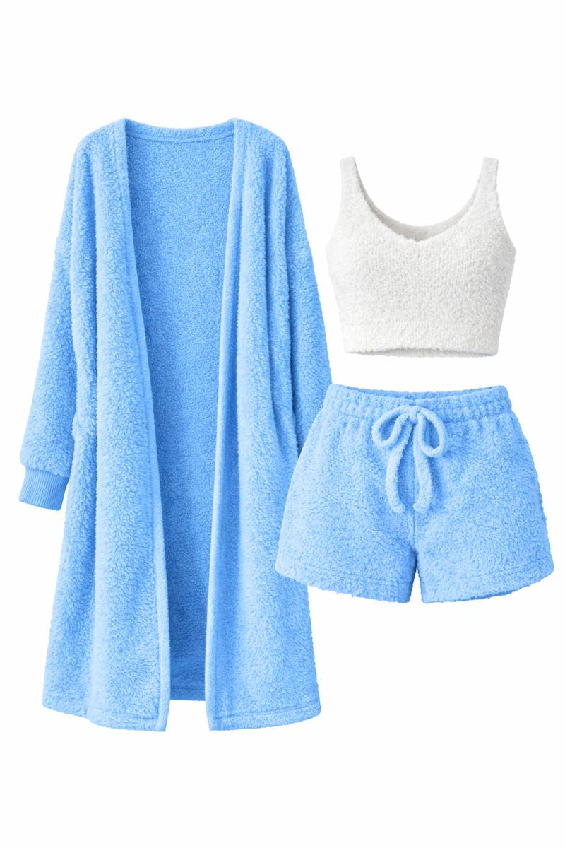 Winter Sexy Women Home Wear Suit Casual Pajamas Set Lady Female Soft