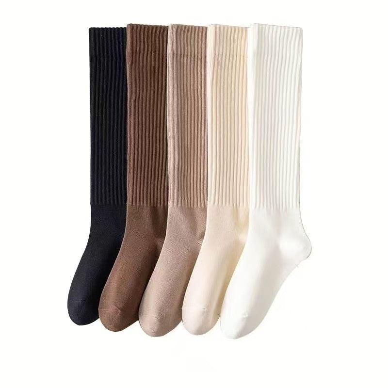 Autumn And Winter Calf Socks Children's Knee Length Socks Deodorant Mid-calf
