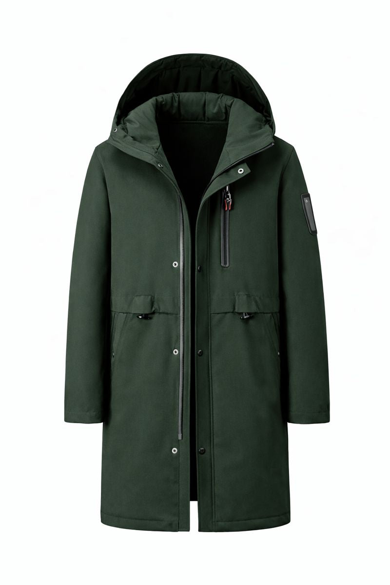 Smart Heating Cotton-Padded Jacket Male USB Charging Heating Warm Cotton-Padded Jacket Men's Thick Windbreaker Jacket Men's Jacket Jacket