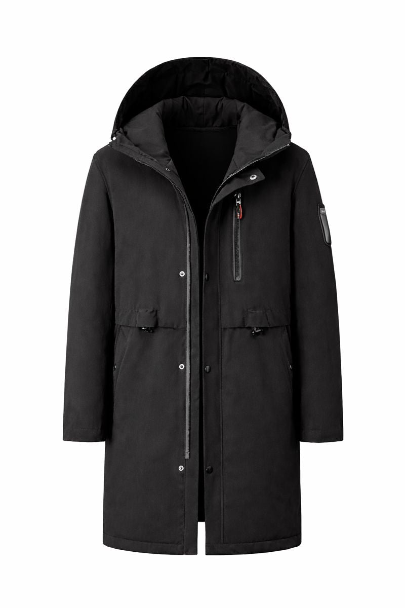 Smart Heating Cotton-Padded Jacket Male USB Charging Heating Warm Cotton-Padded Jacket Men's Thick Windbreaker Jacket Men's Jacket Jacket