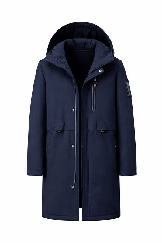 Smart Heating Cotton-Padded Jacket Male USB Charging Heating Warm Cotton-Padded Jacket Men's Thick Windbreaker Jacket Men's Jacket Jacket