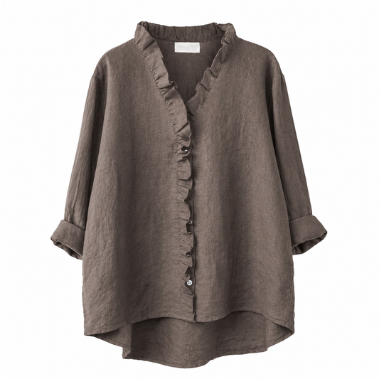 Relaxed Linen Blouse