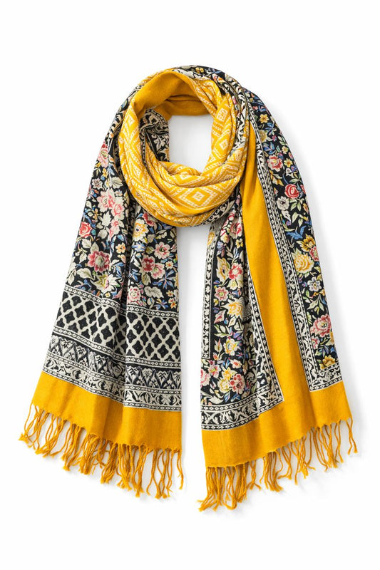 Winter Luxury Brand Plaid Cashmere Women Oversized