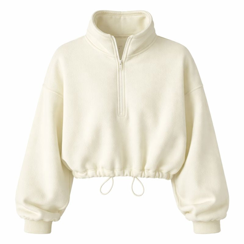 Women's Polar Fleece Sports Velvet Stand Collar Zipper Jacket