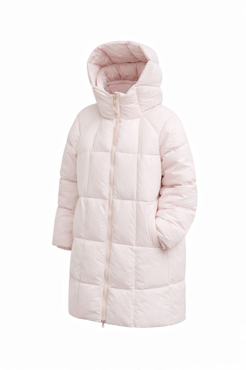 Cotton-padded Mid-length Thickened Down Cotton Jacket Loose Hooded Super Fashion