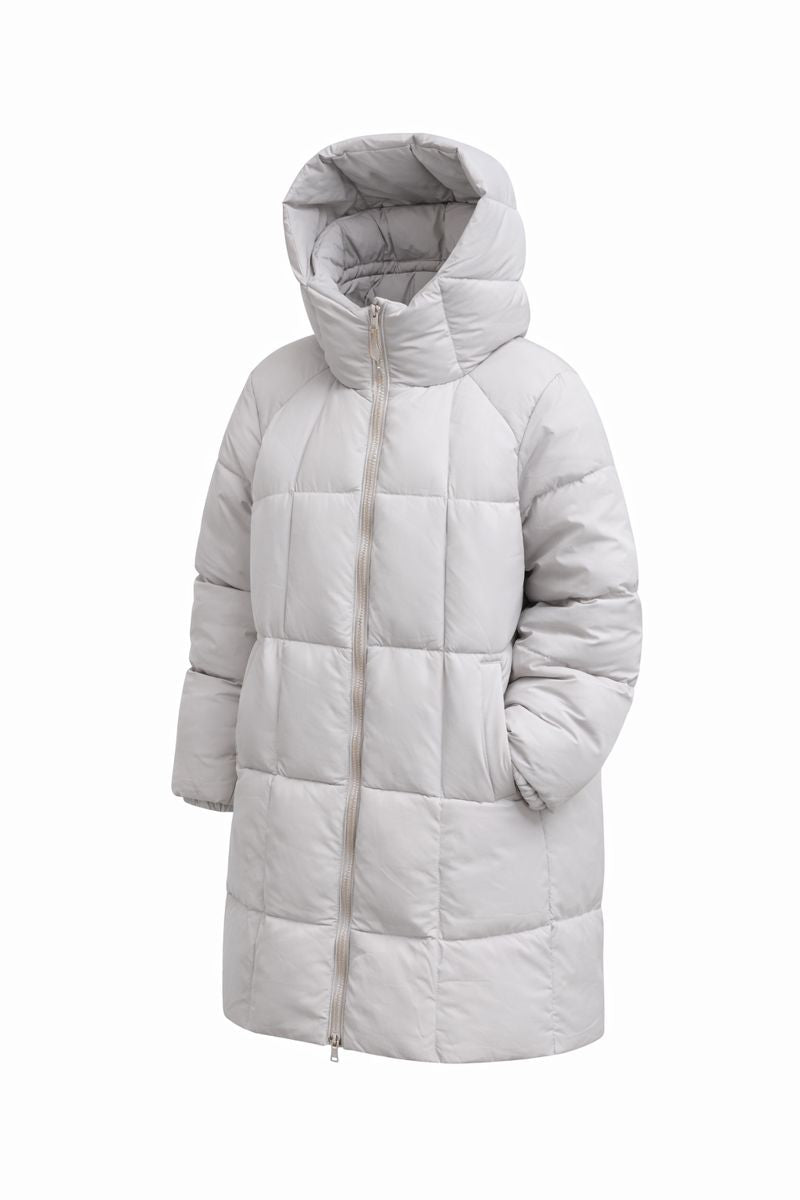 Cotton-padded Mid-length Thickened Down Cotton Jacket Loose Hooded Super Fashion