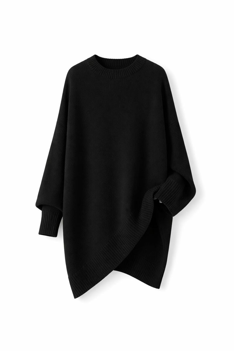 Thick Round Neck Women's Loose All-matching Knitted Pullover Sweater