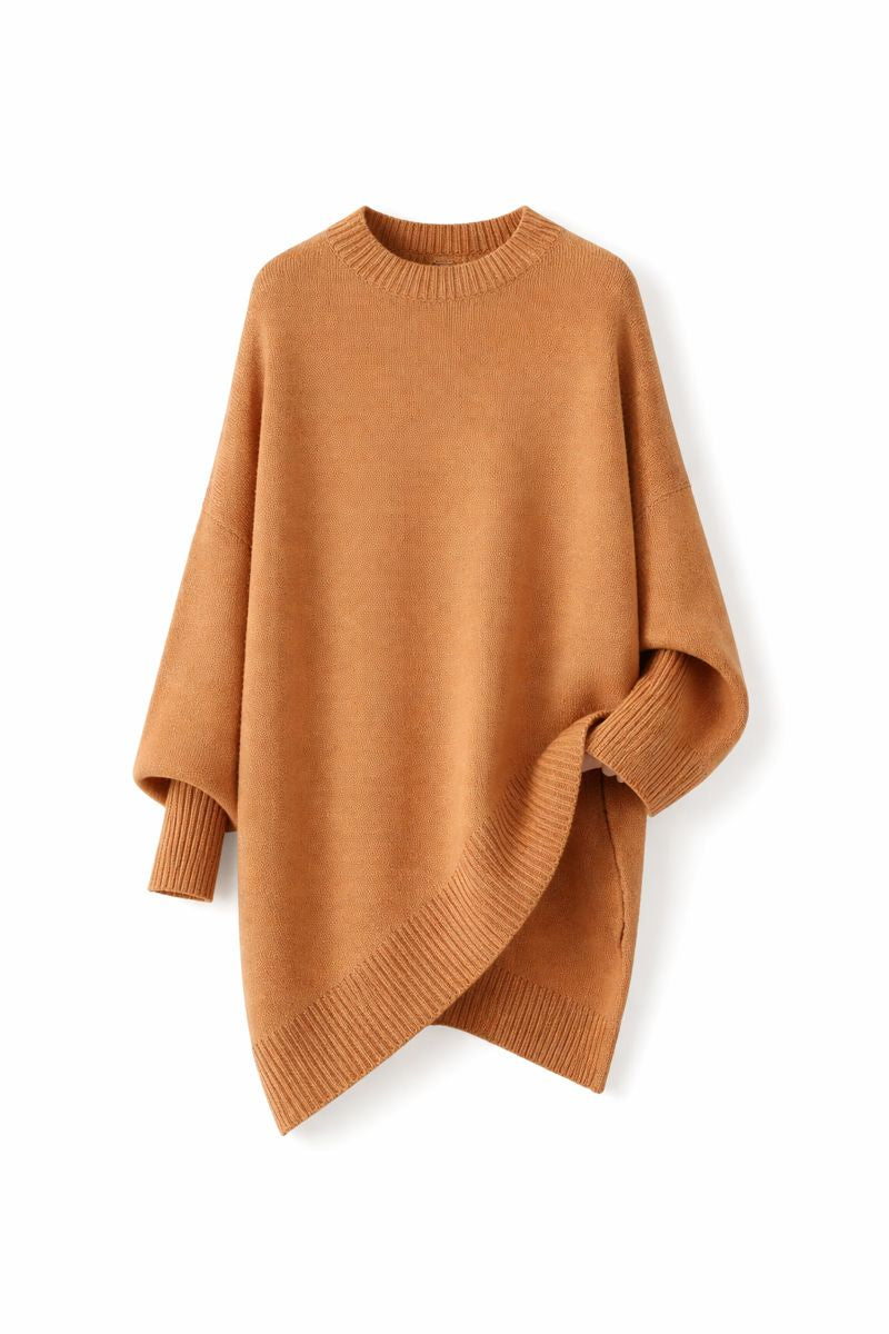 Thick Round Neck Women's Loose All-matching Knitted Pullover Sweater