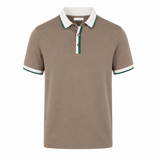 Summer Pearl Cotton Polo Shirt Short-sleeved T-shirt