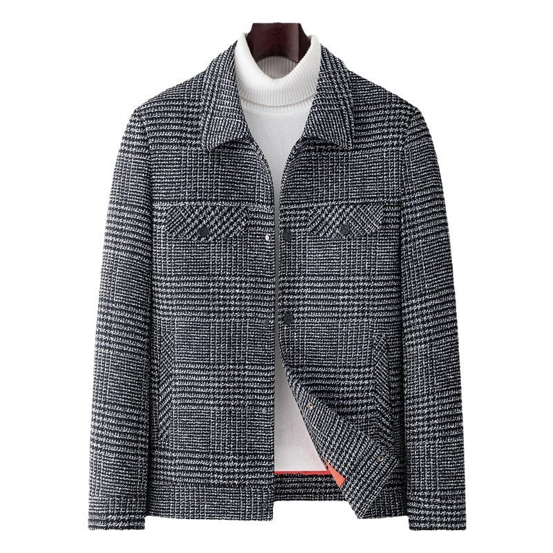 Autumn New Men's Youth Fashion Casual Lapel Jacket