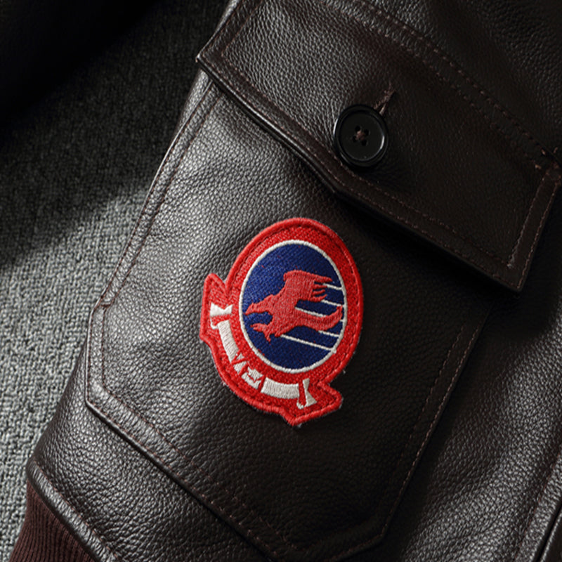 Casual Cow Leather Jacket For Lovers