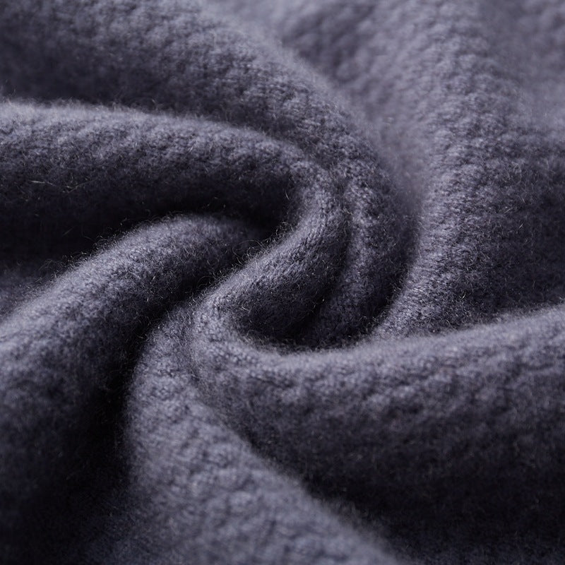 Men's AutumnWinter Business Casual Round Neck Cashmere Sweater