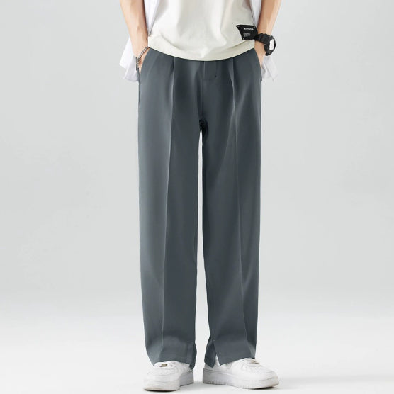 Loose Straight Ice Silk Pants Casual Pants For Men