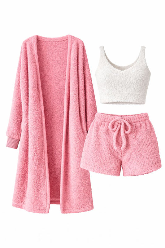 Winter Sexy Women Home Wear Suit Casual Pajamas Set Lady Female Soft