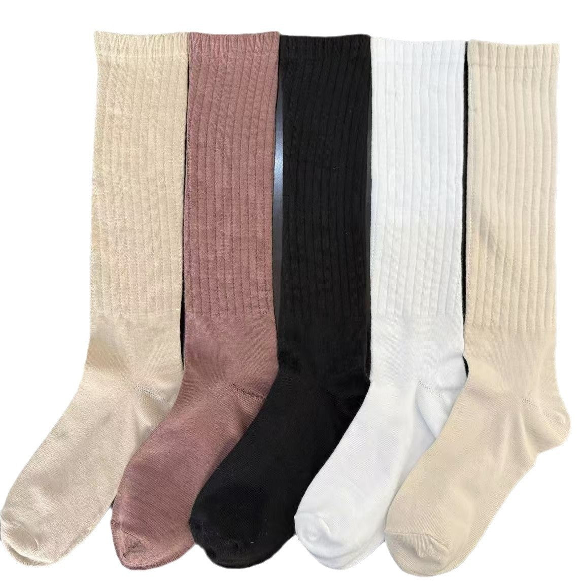 Autumn And Winter Calf Socks Children's Knee Length Socks Deodorant Mid-calf