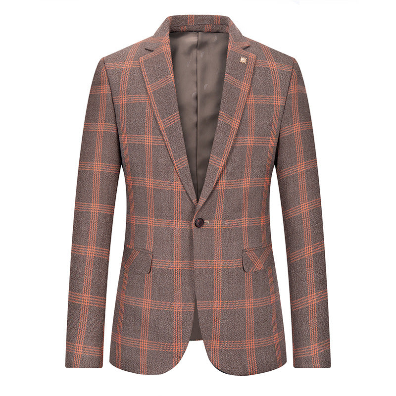 Men's Trendy Slim Fit Small Business Suit Casual Handsome Coat